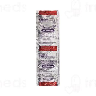 Fxson M 10/120 MG Tablet 10: Uses, Side Effects, Price & Substitutes