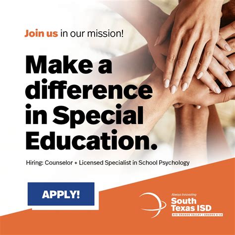 At South Texas ISD, we’re making a difference in Special Education, and ...