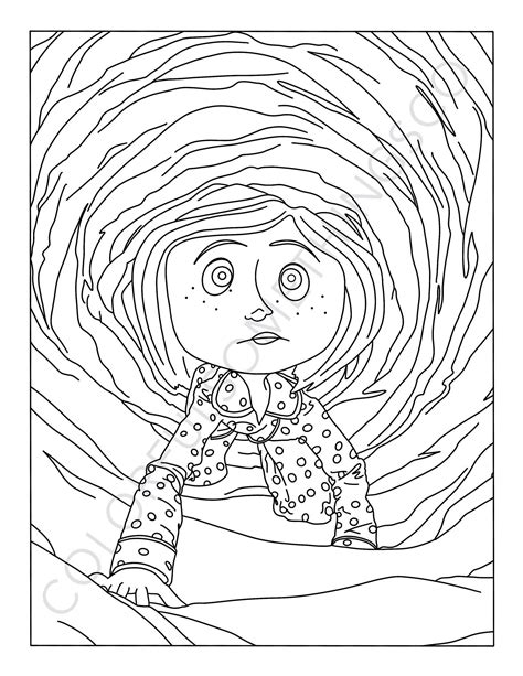 60 Printable Coraline Coloring Book 11 | Boyama kitabı, Ücretsiz boyama ...