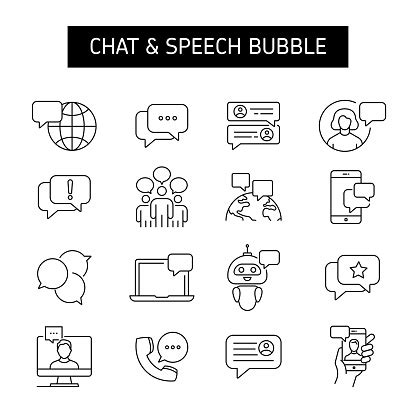 Communication Icon Set 的图像结果