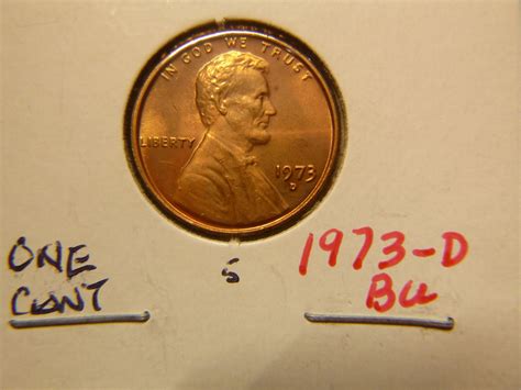 1973 D Lincoln Memorial Cent Small Cents - For Sale, Buy Now Online ...