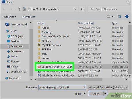 Image result for How to Open PDF without Converting to Word