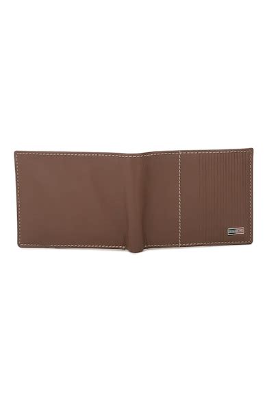 Buy Men Brown Textured Genuine Leather Wallet Online - 720186 | Peter ...