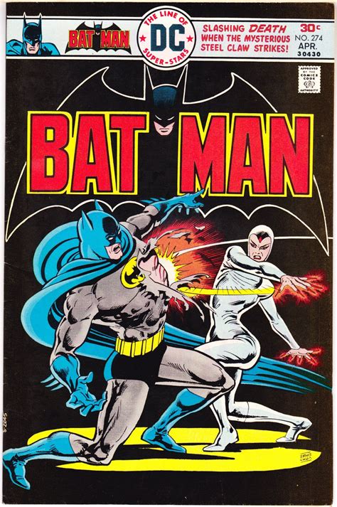 Batman 274 Comics, Bronze Age Books. 1976 DC VF+ (8.5) | Batman comic ...