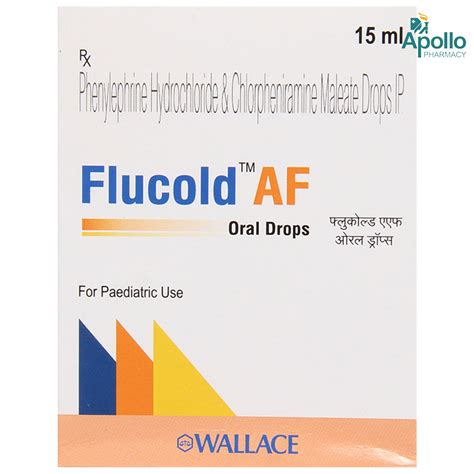 Flucold AF Drops 15 ml Price, Uses, Side Effects, Composition - Apollo ...