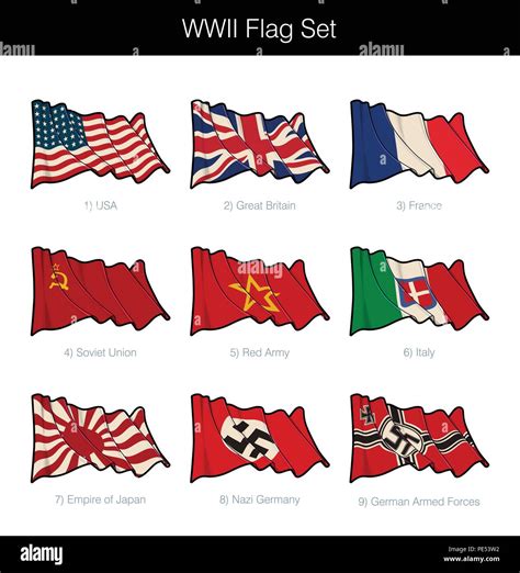 Axis Powers Ww2 Flags