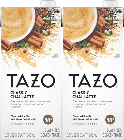 Amazon.com : Starbuck's Teavana CLASSIC Chai Tea Concentrate - Highly ...