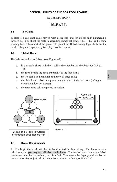 Bca Pool Rules Ball In Hand at Ashley Bruny blog