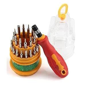 31-in-1 Professional Screwdriver Set with Voltage Tester Multi-Purpose ...