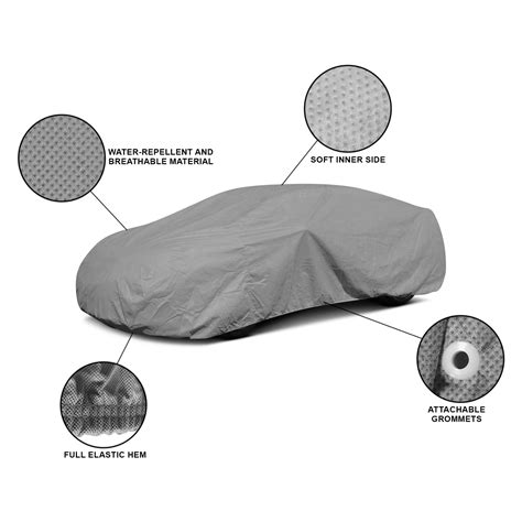 Budge® - Budge Lite™ Gray Car Cover