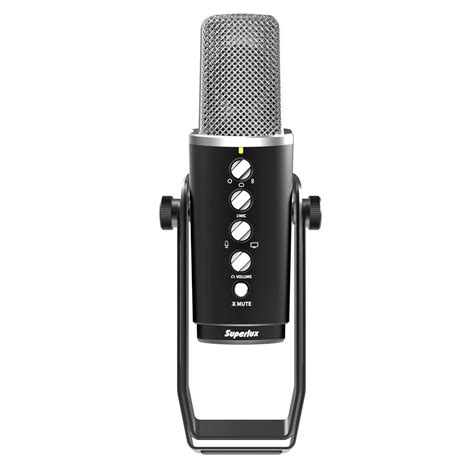 Superlux Multi-Pattern USB Condenser Podcast Microphone for Vlogging ...