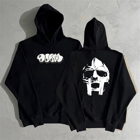 MF Doom Hoodie - Madvillain Metal Face Hoodie - MF Doom Merch - Rapper ...
