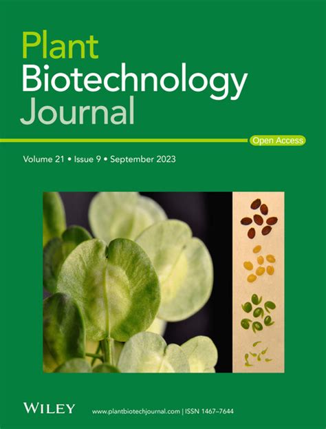 Plant Biotechnology Journal 的图像结果