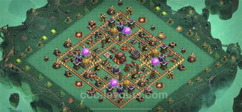 Best Anti 2 Stars Base TH10 with Link, Hybrid - Town Hall Level 10 Base ...
