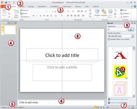 First glimpse of MS Office 2010 – PowerPoint 2010 | Maxiorel.com