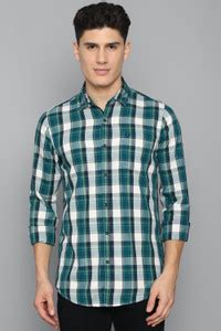 Allen Solly Men Checkered Casual Multicolor Shirt - Buy Allen Solly Men ...