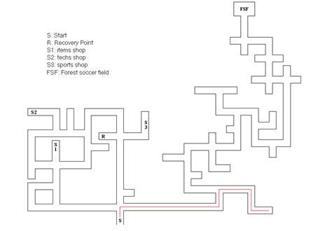 Inazuma Eleven 2 - Connection Map Guide
