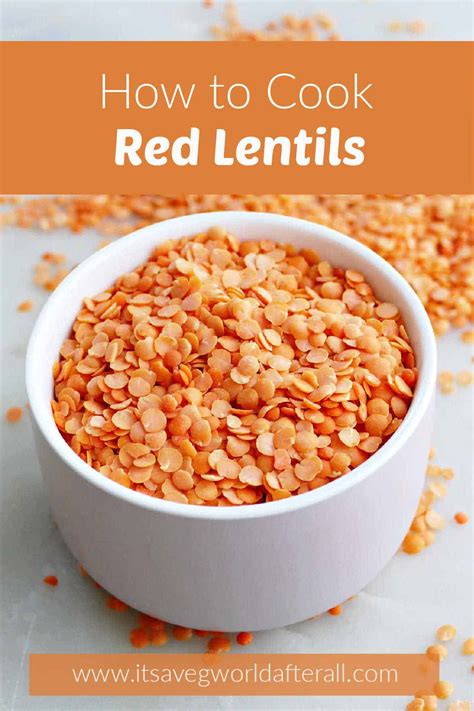 How To Cook 1 Cup Of Lentils
