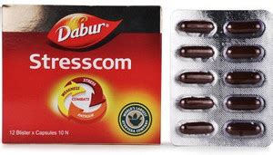 Dabur Stresscom Capsules (120caps) 1 Piece Price in India - Buy Dabur ...