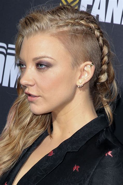 MTVu Fandom Awards at Comic-Con /// Natalie Dormer | Undercut long hair ...