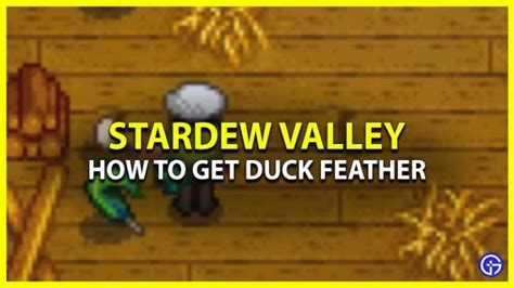 How To Get Duck Feather In Stardew Valley - Gamer Tweak