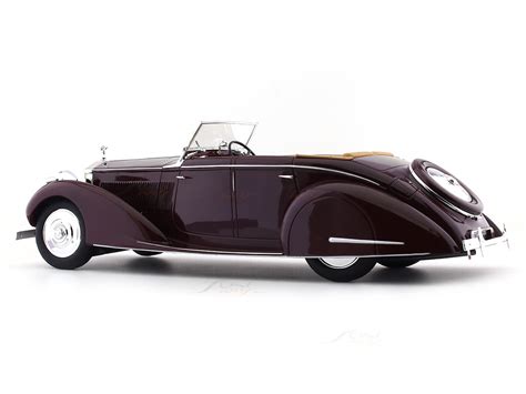 1937 Rolls-Royce 25-30 Gurney Nutting Maharaja Darbhanga maroon 1:18 ...