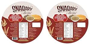 Snaqary Roasted Jowar Bajra Masala Khakhra - Pack of 2 (200g each ...
