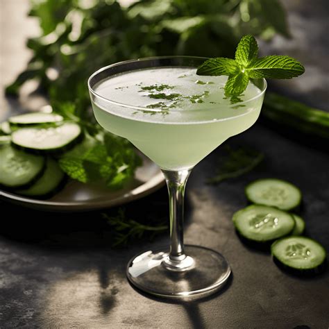 Cucumber Basil Martini Cocktail Recipe | How to Make the perfect ...