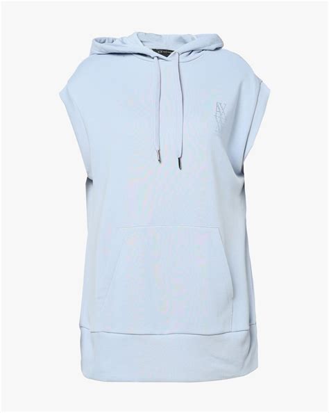 Women Blue Monogram Melody Oversized Fit Sweatshirts