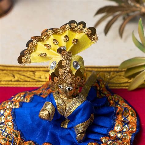 Buy Laddu Gopal Pagdi With Sequin Work - Size no. 2 Online in India ...