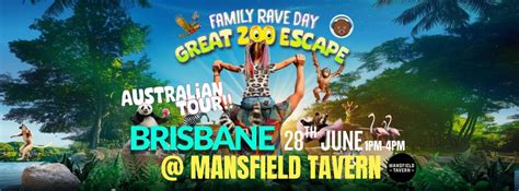 Family Rave Day - The Great Zoo Escape Brisbane , Mansfield Tavern, 28 ...