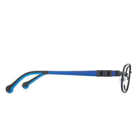 Buy Kids Glasses: Black Blue Black Sky Blue Full Rim Rectangle Kids 8 ...