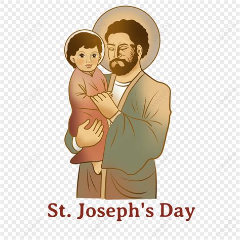 St. Josephs Day Gradual Characters,gradient,feast Of Saint Joseph,jesus ...