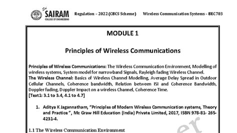 @vtudeveloper.in WCS Mod 1 - MODULE 1 Principles of Wireless ...