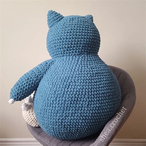 Crochet Snorlax Bean Bag Pattern at Frederick Kowalski blog
