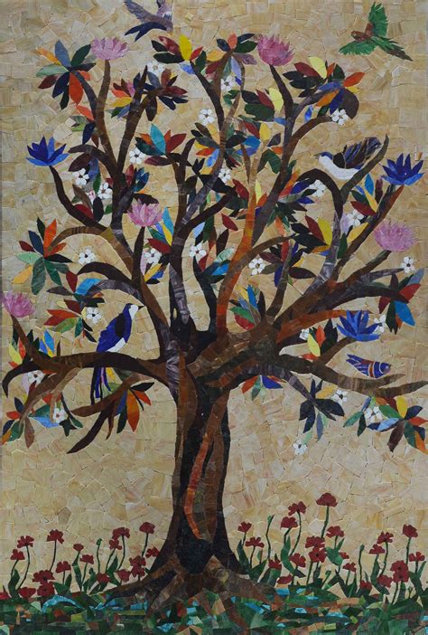 Stone Art Mosaic - Tree Of Nature | Mozaico