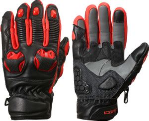 BIKING BROTHERHOOD SNELL ICONIC RED Riding Gloves - Buy BIKING ...
