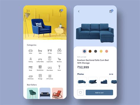 Furniture App | Furniture app, Mobile app design inspiration, Furniture ...
