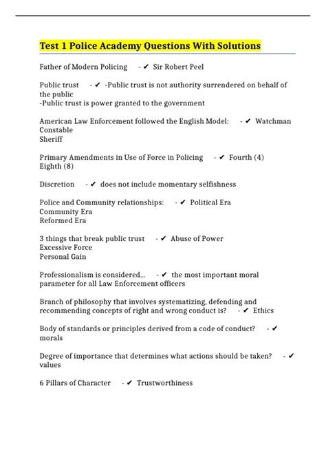 Image result for Sample Police Test Questions