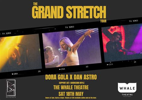 Dora Gola X Dan Astro | The Whale Theatre, Greystones | Sat 18th May ...