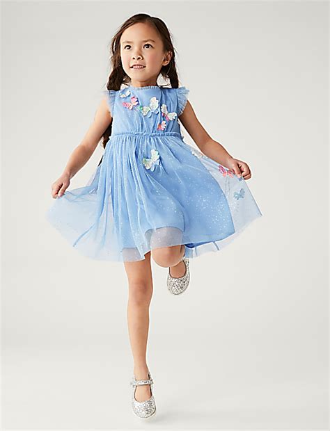 Buy Butterfly Applique Tulle Dress at Marks & Spencer
