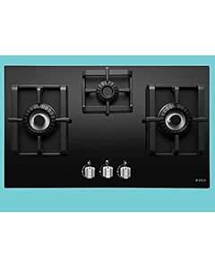 InterioWorld Elica Pro MFC 38 75 DX Swirl Hob 3 Burner Auto Ignition ...