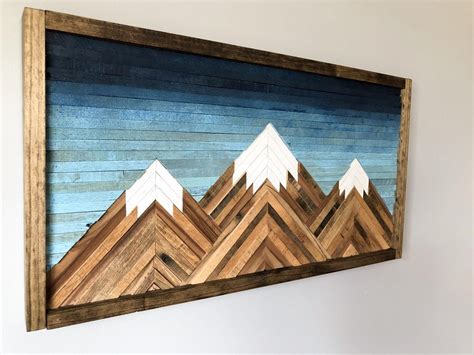 Wood Mountains Wall Art at Regina Martin blog