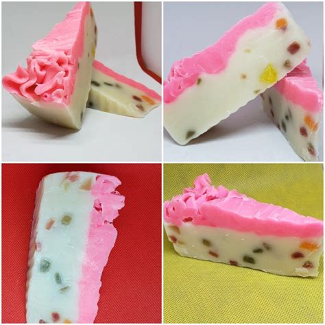 Buy La Belle Fantastique Cream Cheese Rose Cake Soap | handmade soap ...