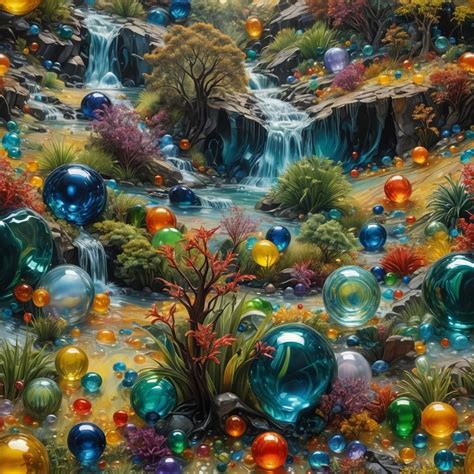 Marble Falls - AI Generated Artwork - NightCafe Creator