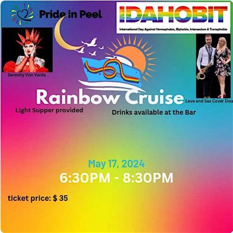 Pride in Peel - Rainbow Cruise, Mandurah Cruises, 17 May 2024 ...