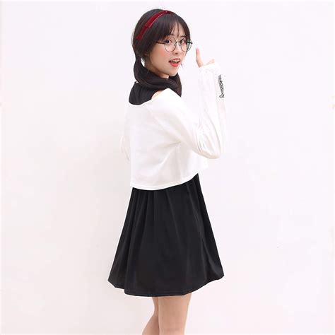 Buy Cute Dress for Teens Girl Two Piece Set Bunny Prints Casual Cotton ...