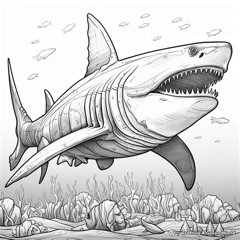 Megalodon Coloring Pages - Free & Printable!