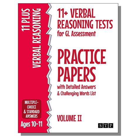 11 Plus Verbal Reasoning Tests GL Assessment Volume 1 — STP Books