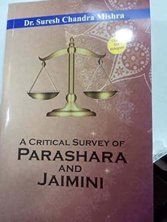 A Critical Survey of Parashara And Jamini : Dr Suresh Chandra Mishra ...